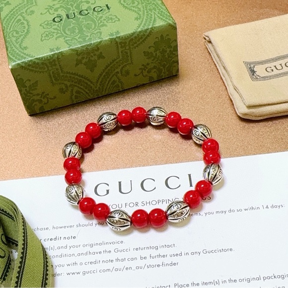 Gucci bracelet red coral bracelet - Picture 3 of 3